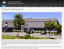 Tablet Screenshot of kcprecision.com